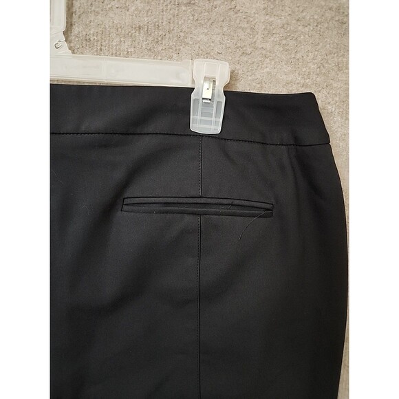 Chicos So Slimming Dress Pants Women 3 US 16 Short Black Straight Leg Stretch - Picture 5 of 8